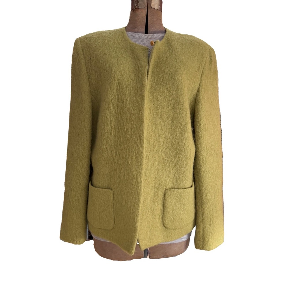 Josephine Chaus Mohair Blend Teddy Jacket Blazer Soft, Lined